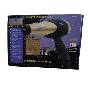 Hot Tools Professional 1600W Lite ‘N Quiet Professional Turbo Styling Hair Dryer